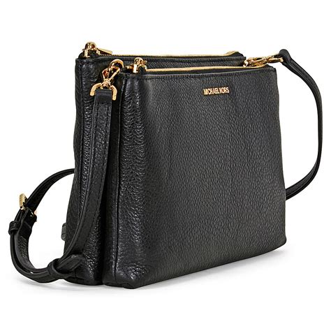 michael kors crossbody double zipper|michael kors zip closure handbags.